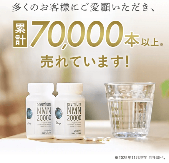 プレミアムNMN20000の公式キャプチャ画像