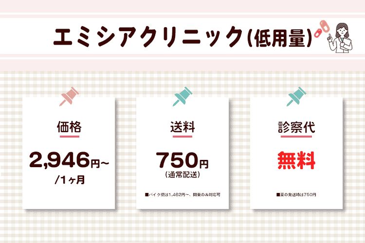 エミシアクリニック（低用量）のオリジナル商標画像